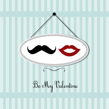 Vintage valentine clipart