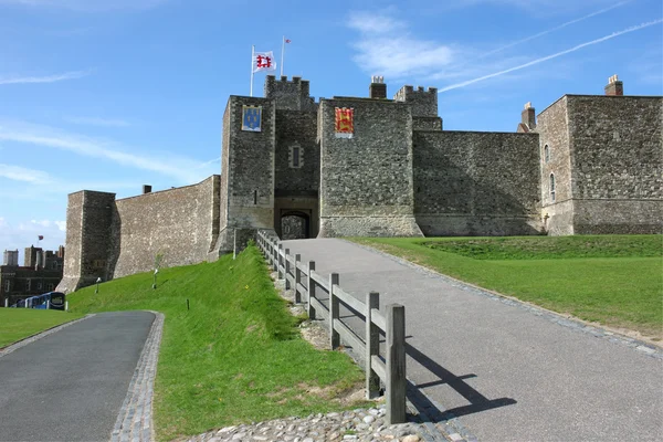 Entrée du château de Douvres dans le comté de Kent — Photo