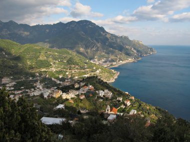 View from Ravello clipart