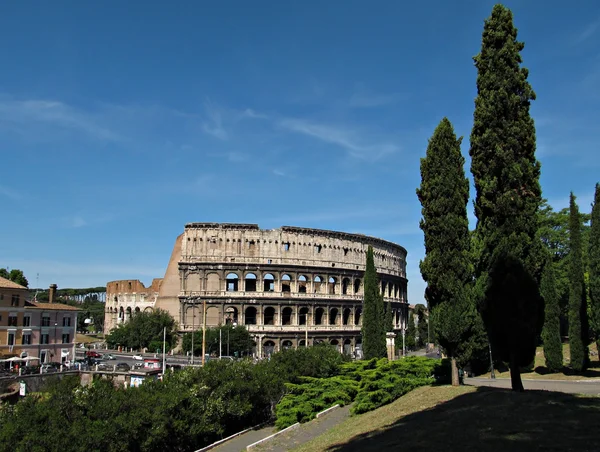 Colosseum - uzaktan görünümü — Stok fotoğraf