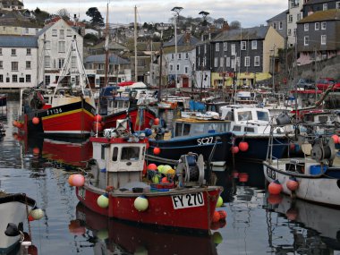 Cornwall, Mevagissey clipart