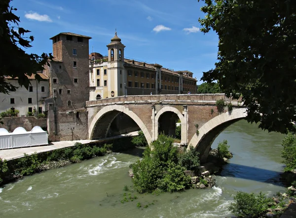 Rome Tiber Island — Stock Photo, Image