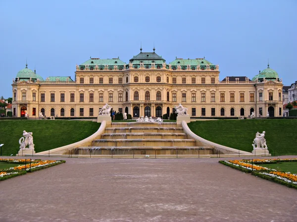 维也纳Belvedere宫 — 图库照片