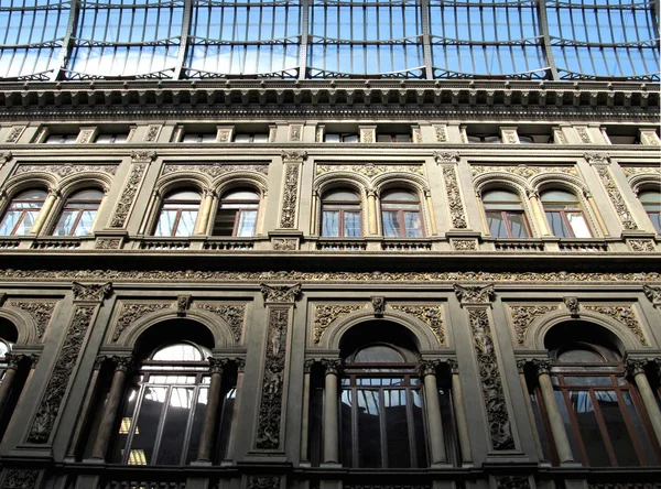 stock image Galleria Umberto I detail