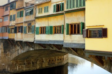 Ponte vecchio ayrıntı Floransa İtalya