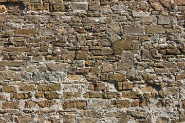 Ancient Stone Wall Background clipart