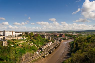 Avon Gorge Bristol UK. clipart