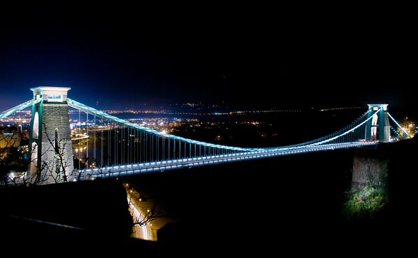 Dünya ünlü clifton asma köprü. Stok Fotoğraf