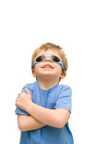Παιδί φορώντας γυαλιά ηλίου. — Φωτογραφία Αρχείου