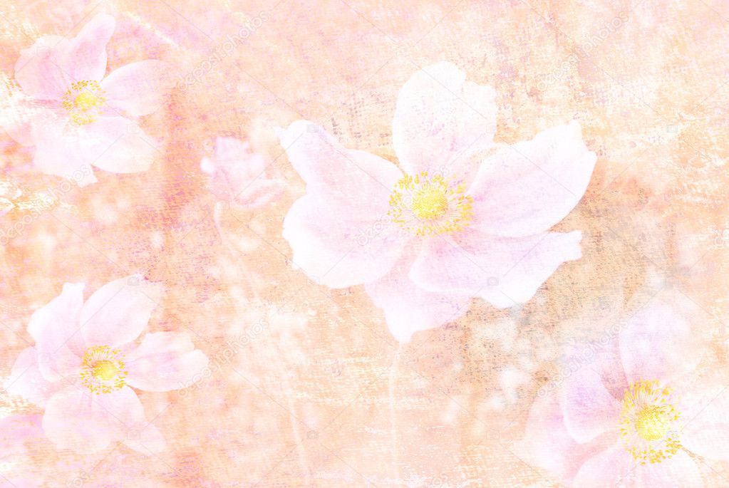 Dreamy Floral Background.