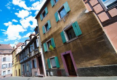 Colmar eski şehir, alsace, Fransa