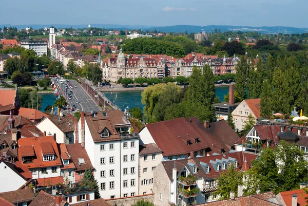 Konstanzer Innenstadt, Deutschland - Schweiz — Stockfoto