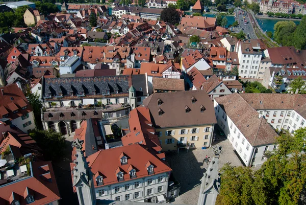 Střechy starého města Konstanz — Stock fotografie
