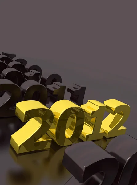 2012 para el nuevo año —  Fotos de Stock