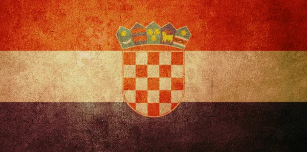 克罗地亚国旗 — 图库照片