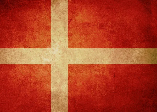 Bandiera danese — Foto Stock