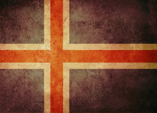 Σημαία της Ισλανδίας — Φωτογραφία Αρχείου