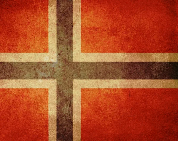 Norveç Bayrağı — Stok fotoğraf