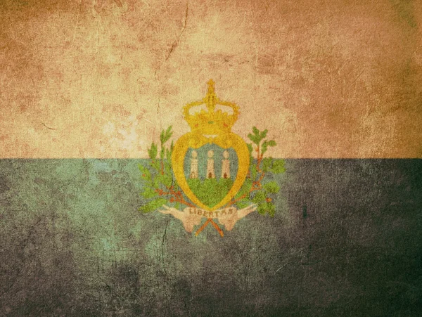 Flaga San marino — Zdjęcie stockowe