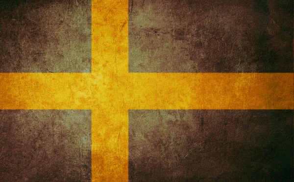 Švédsko vlajka — Stock fotografie