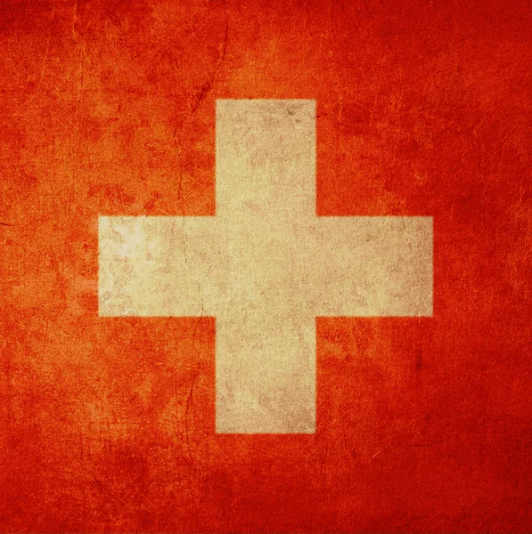 Svizzera bandiera — Foto Stock