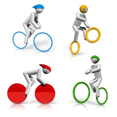 Sports symbols icons series 5 clipart