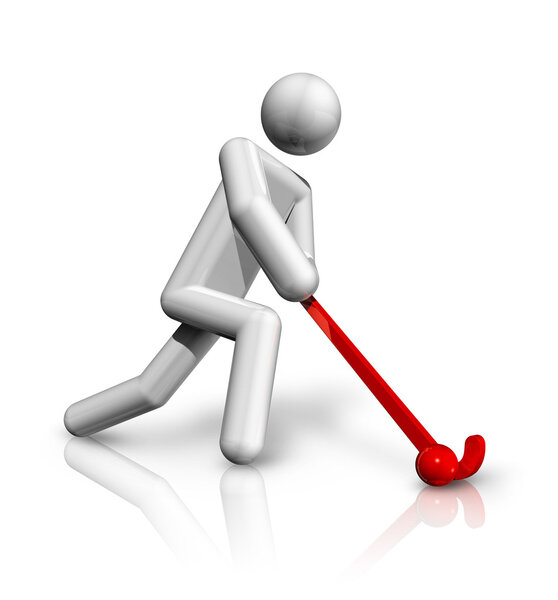 Hockey 3D symbol