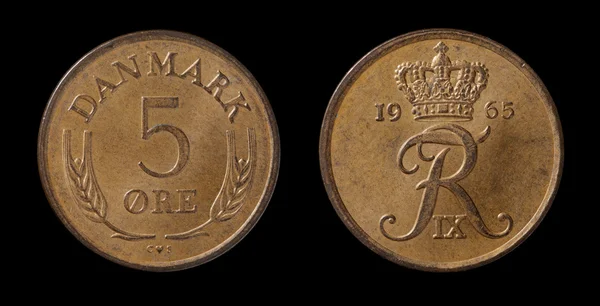 Монета Дании — стоковое фото