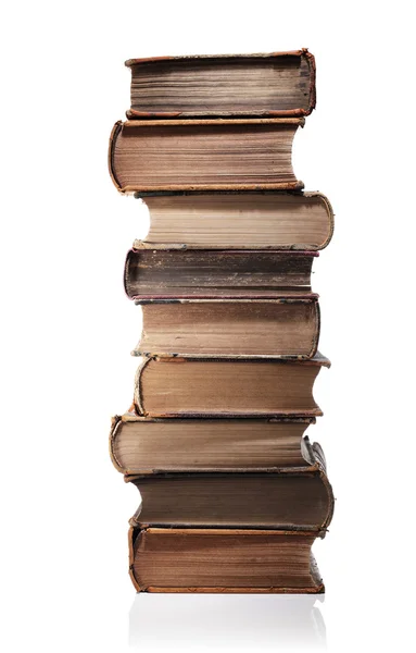 Hög med gamla böcker — Stockfoto