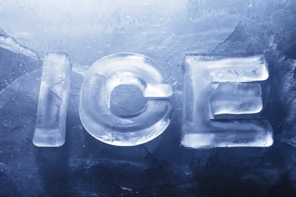 Gelo - gelo — Fotografia de Stock