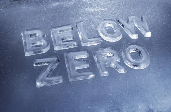 Below Zero — Stock Photo, Image