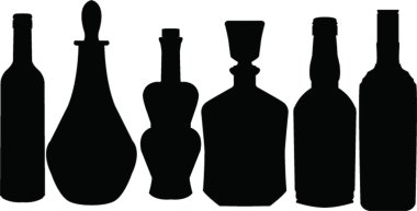 Bottle collection clipart