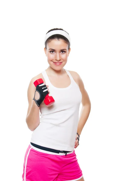 Attractive fitness girl workingout — Stock Photo, Image
