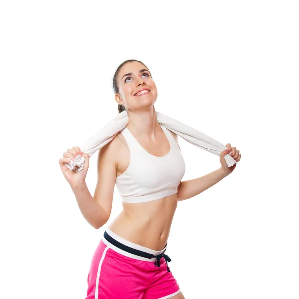 Fitness atrakcyjne dziewczyny workingout — Zdjęcie stockowe