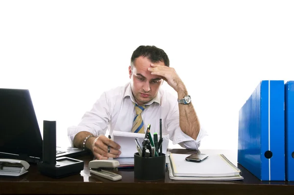 Homme d'affaires stressé & frustré — Photo