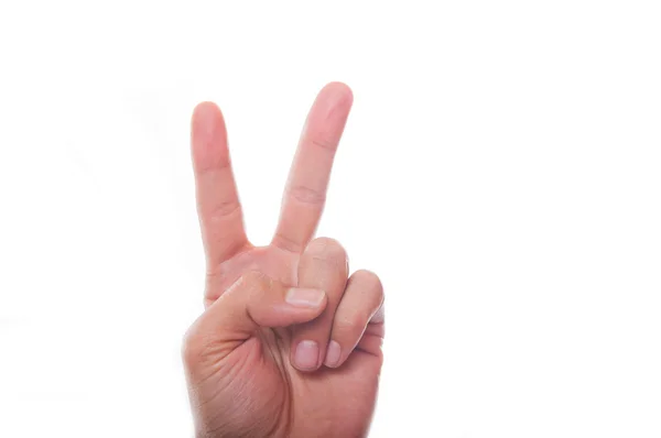 stock image Peace sign isolated on white background