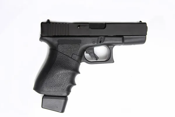 9mm semi automatic pistol — Stock Photo, Image
