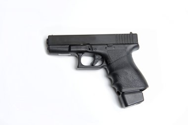 Semi automatic pistol clipart