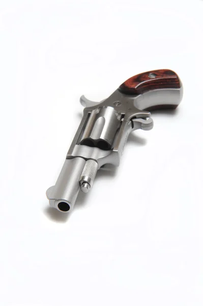 Міні-револьвер 22 калібру — стокове фото