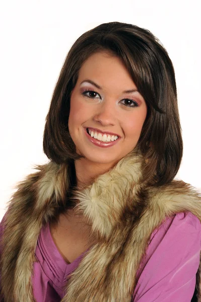 Headshot of young lady in her 20s — Stock Photo, Image