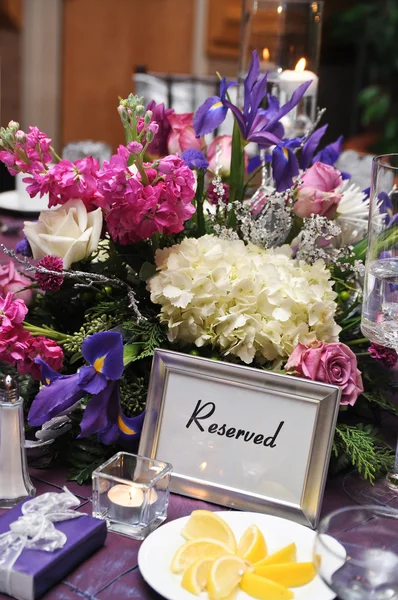 stock image Table at a wedding reception