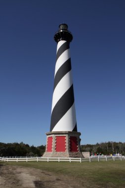 Cape Hatteras Lighthouse at the North Carolina Outer Banks clipart