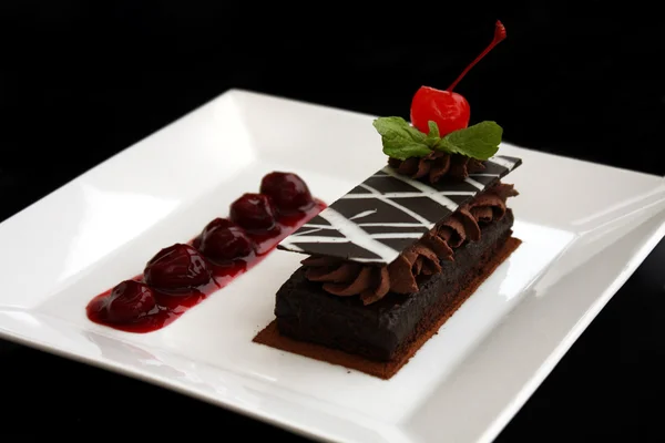 초콜릿 케이크 — 스톡 사진