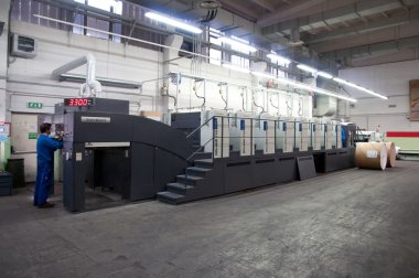 Press printing - Offset machine