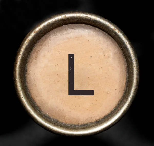 Font format din chei de la o mașină de scris — Fotografie, imagine de stoc
