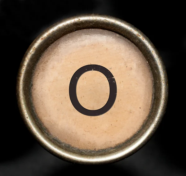타자기의 키로 구성 된 글꼴 — 스톡 사진
