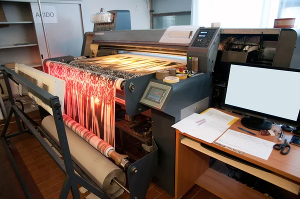 Digital textile printing — Stock Photo, Image