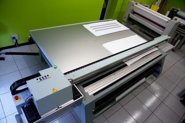 数字印刷-大幅面打印机 — 图库照片