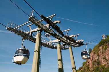 Hava tramvay (teleferik) - cermis, cavalese, İtalya