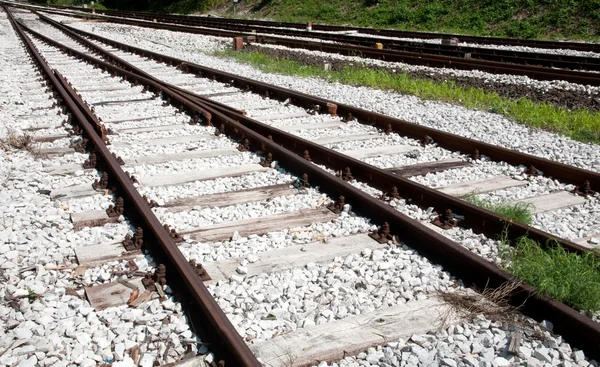 Ferroviário - Caminhos de ferro — Fotografia de Stock